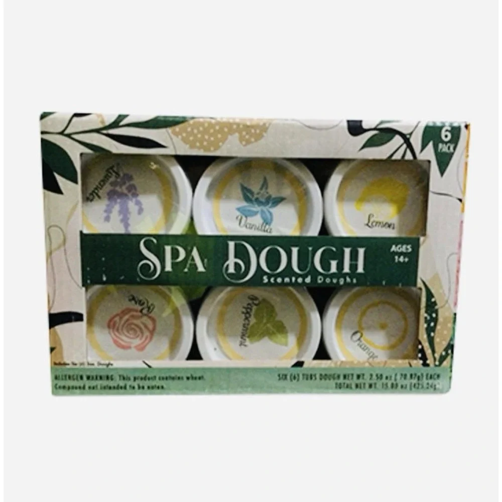 Creative‎ Kids 6 PC Spa Dough Scented Dough Set, Aromatherapy New In Box